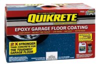 Garage Floor Stain Kit Quikrete 1-gallon kit epoxy garage floor coating dark base at lowes.com