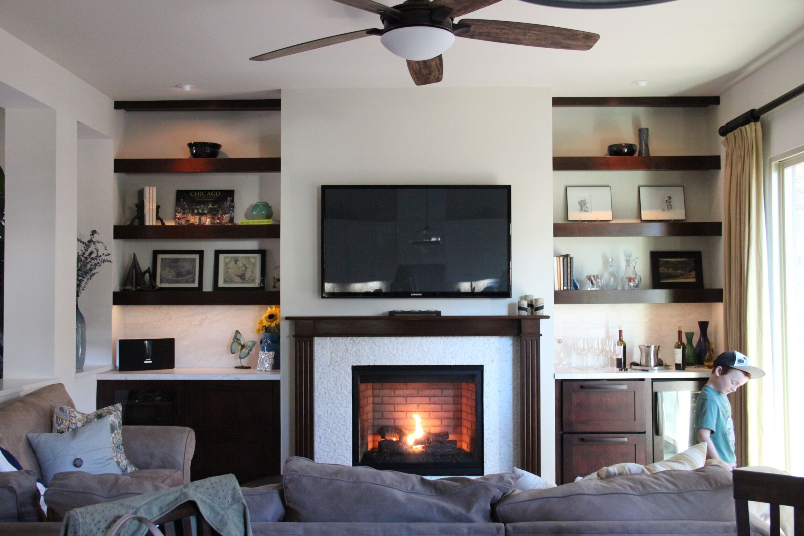 Family Room Built in Cabinet Designs Room family built living ins cabinets