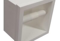 Recessed Tile Toilet Paper Holder Recessed ceramic toilet paper holder tile niche