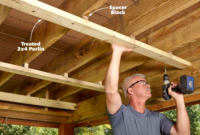 Building a Shed Roof Under a Deck Tuff sheds