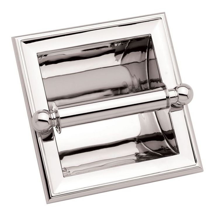 Ginger 4528 | Recessed toilet paper holder, Polished chrome, Polished