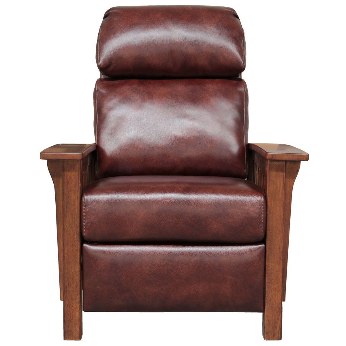 leather chair with wood arms La-z-boy fairmont big and tall executive office chair with memory foam