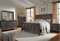 Gray Queen Size Bedroom Sets Queen bed upholstered house noble gray dark