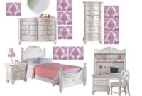 Rooms to Go Princess Bedroom Set Disney princess silver 5 pc twin poster bedroom