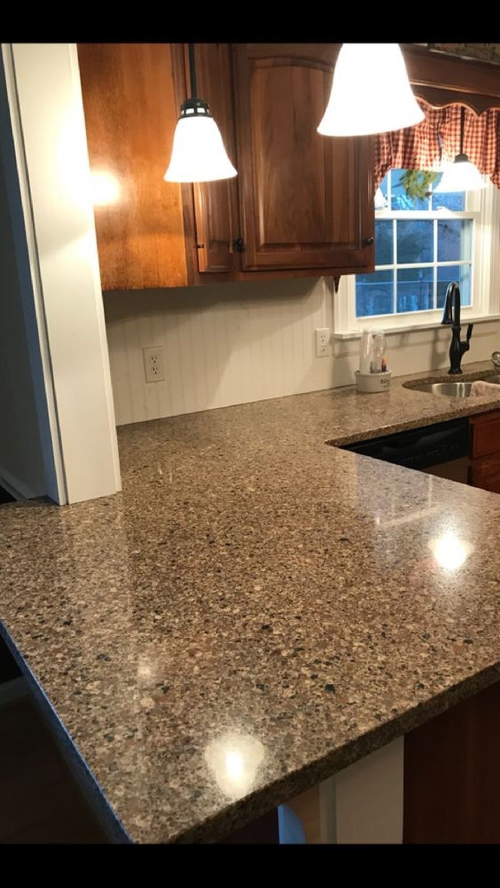 Quartz Countertops Light Color Backsplash Solid quartz backsplash kitchen