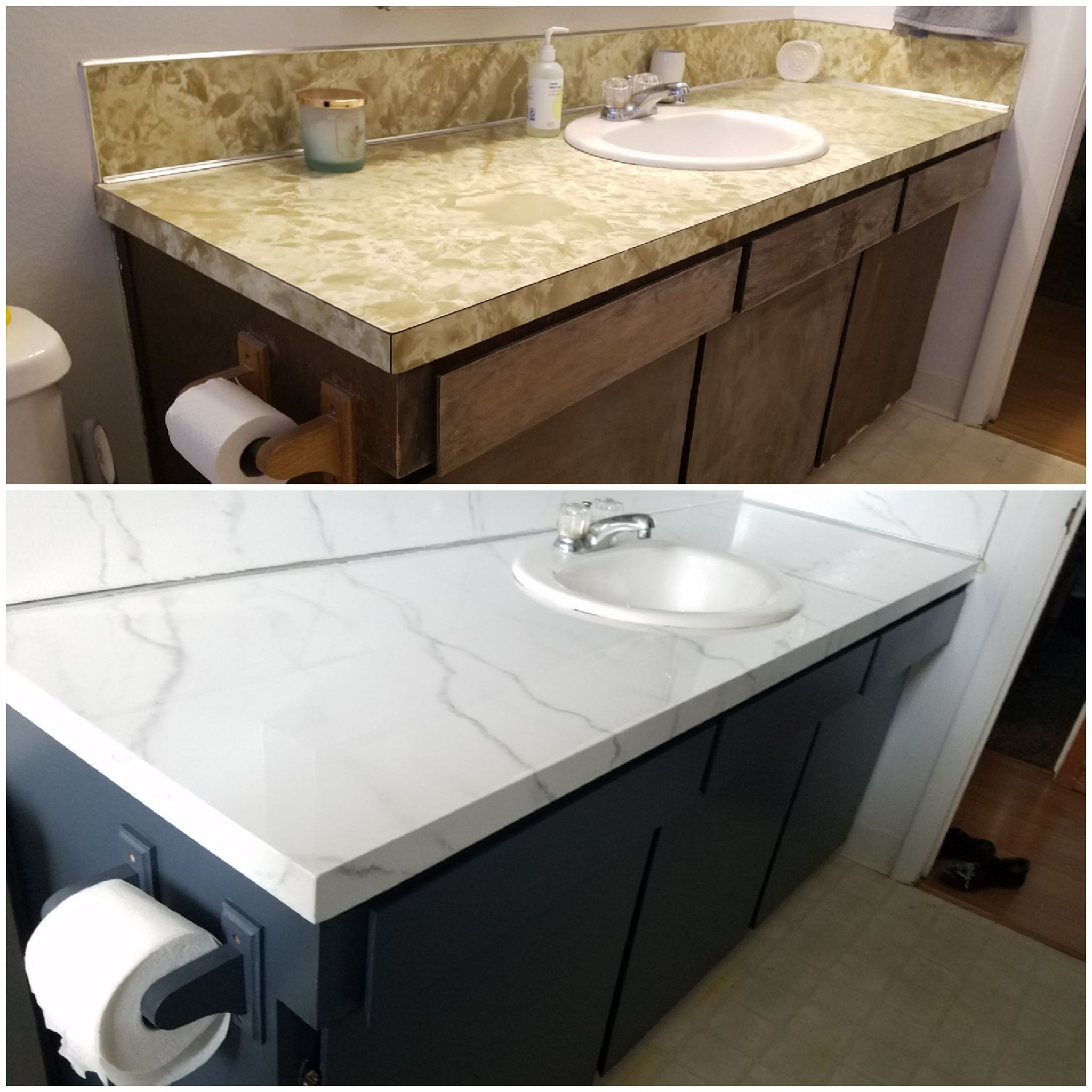 painting countertops to look like marble Painting granite countertops to look like marble