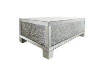 white and silver coffee table White silver coffee table 15069