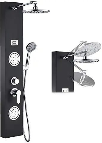 Rain Shower with Handheld Insert Top 10 best rain shower system with hand showers in 2021 review