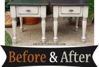 painted furniture ideas before and after Before chalk