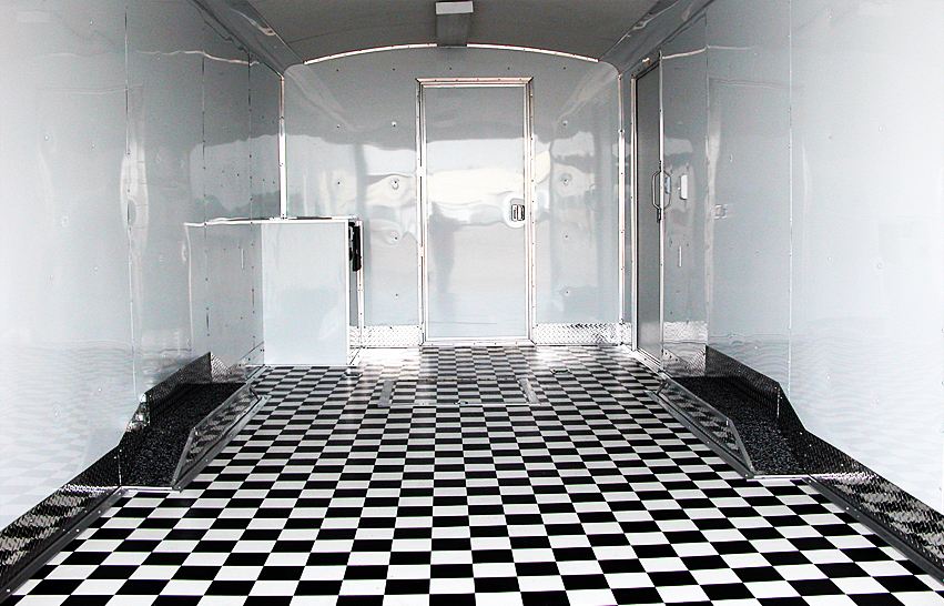 black and white checkered vinyl flooring Checkerboard sheet vinyl 8'4" wide