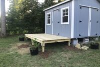 Building a Tool Shed Under a Deck Deck under storage space underneath shed building diy raised extravagant into house measurements 1200 porch sheds choose board