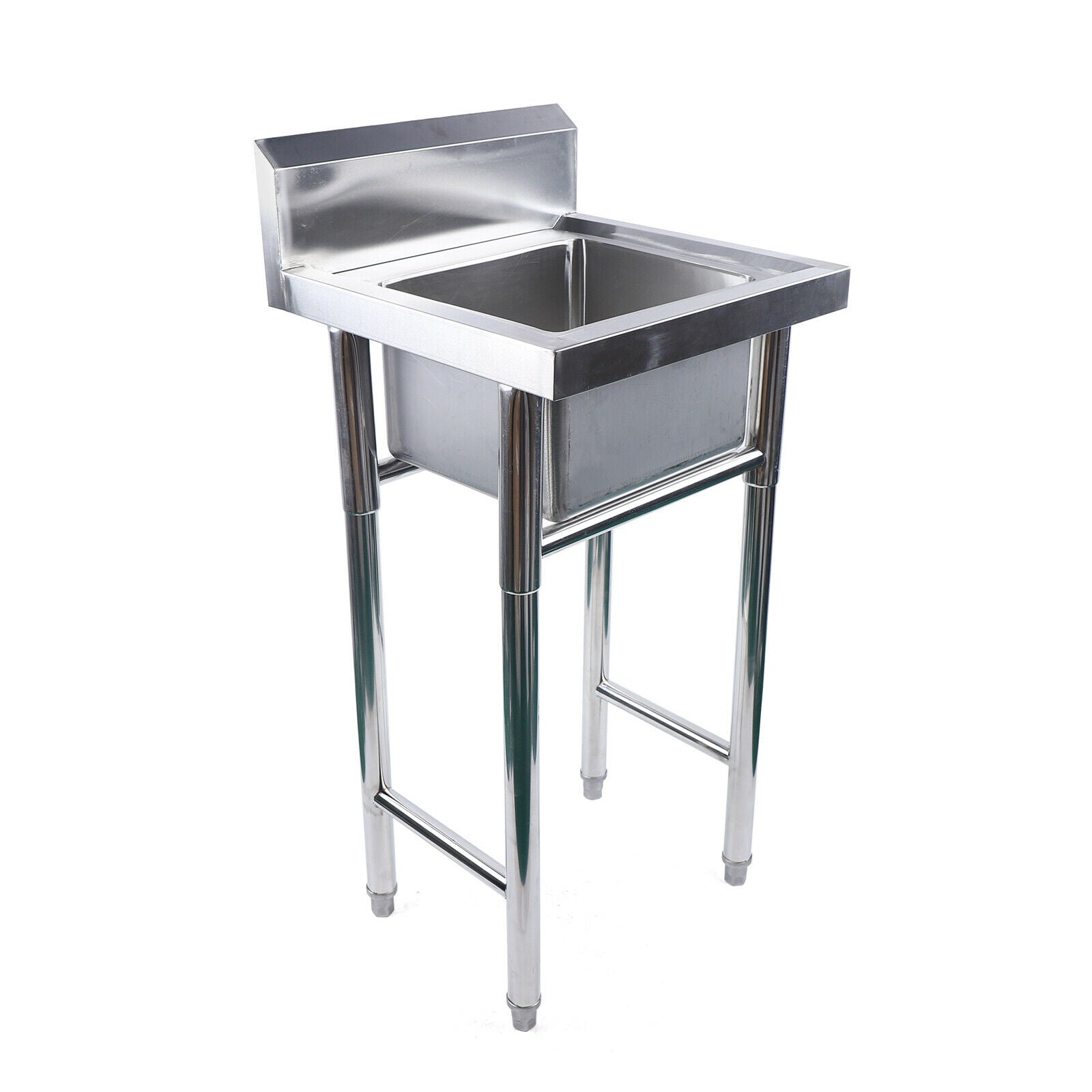 stainless steel drop in utility sink Compartment nozzle deck sr22 swing gooseneck webstaurantstore tabco