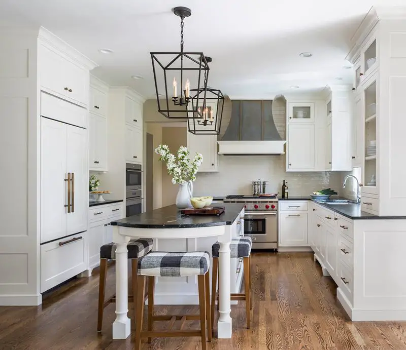 30+ Kitchens with White Cabinets and Black Granite (Photos) - Home