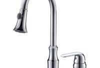 2-Handle 4 Hole Pull Down Kitchen Faucet Pull down kitchen faucet