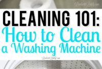 how to clean washing machine with vinegar and baking soda Cleaning 101: how to clean a top loader washing machine