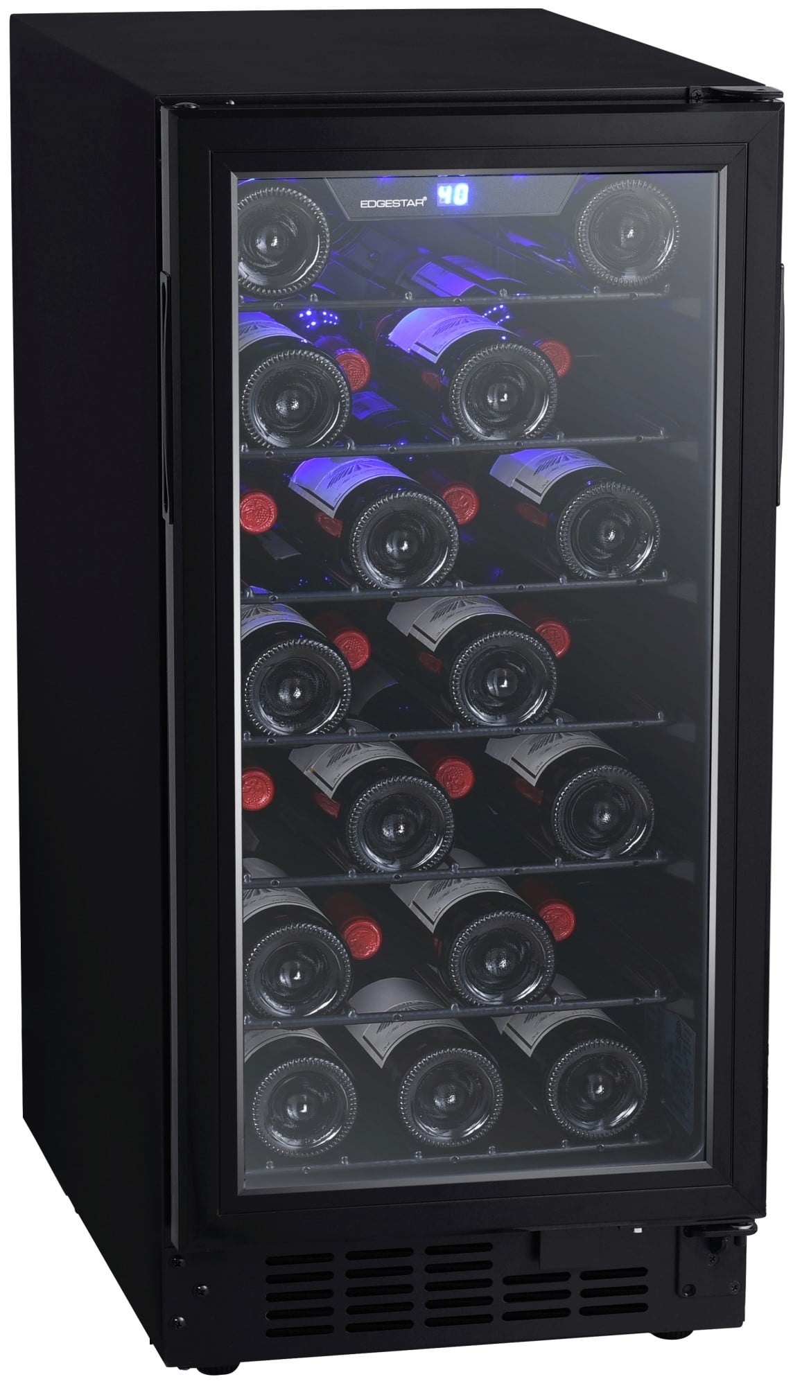 15 built in wine cooler Ivation 31-bottle 15” built-in compressor wine cooler/cellar