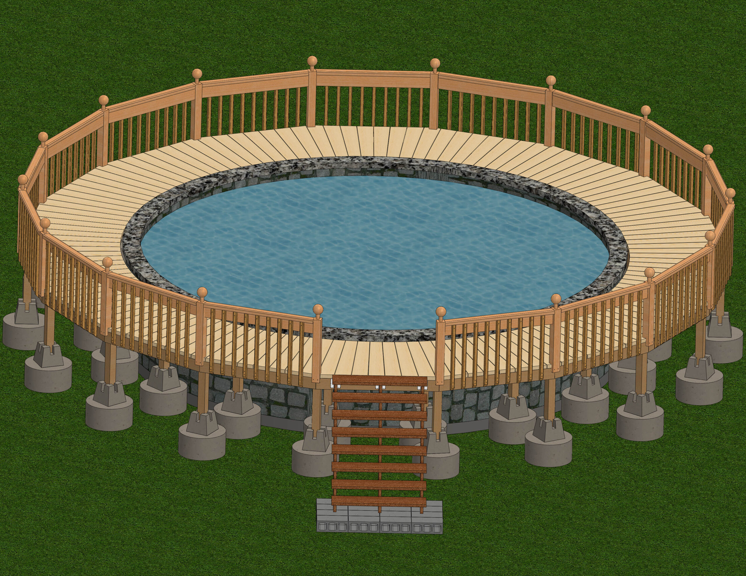 How to Build Deck around Above Ground Pool Pool: how to build a deck around above ground pool gallery1