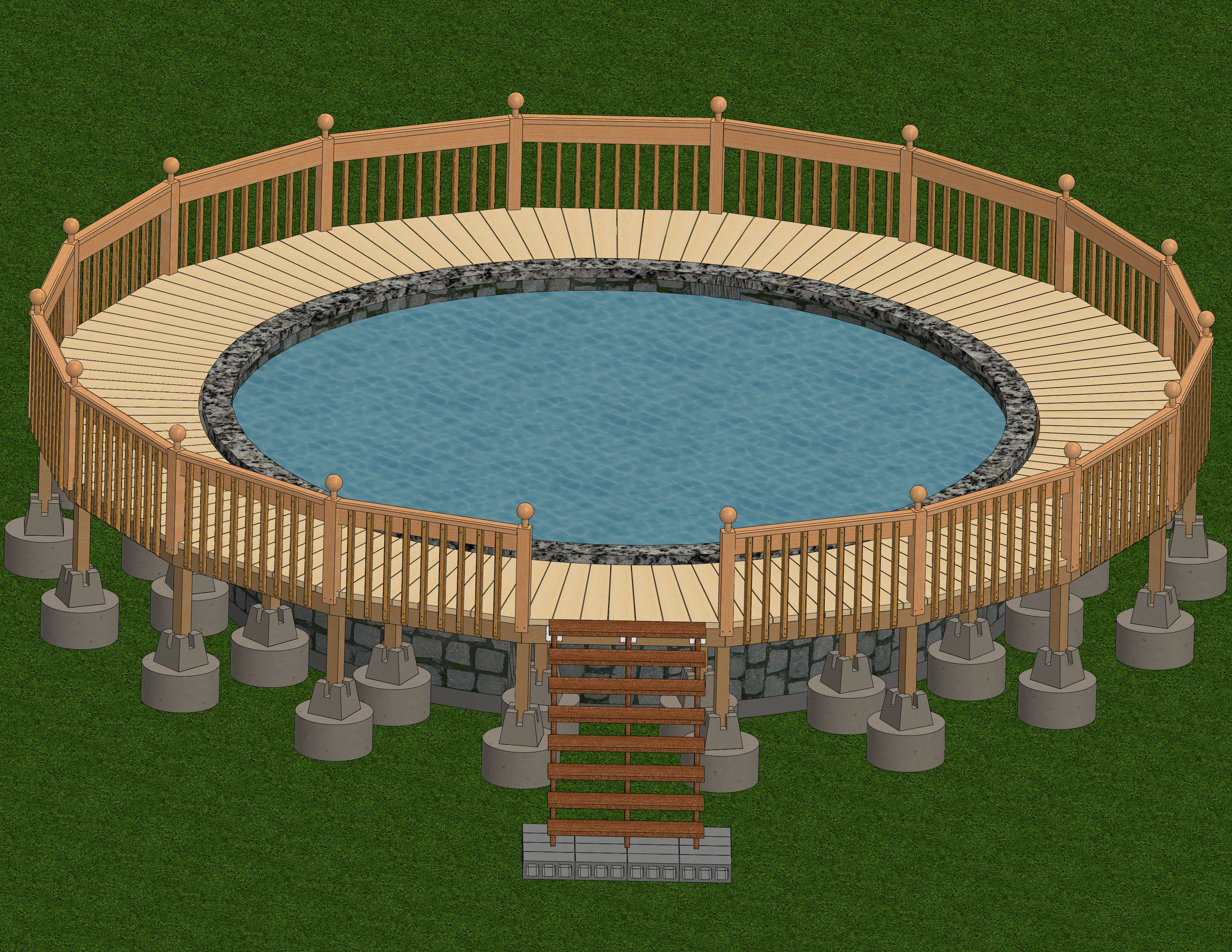 PDF Plans 24 Foot Above Ground Pool Deck Plans Download wood carving