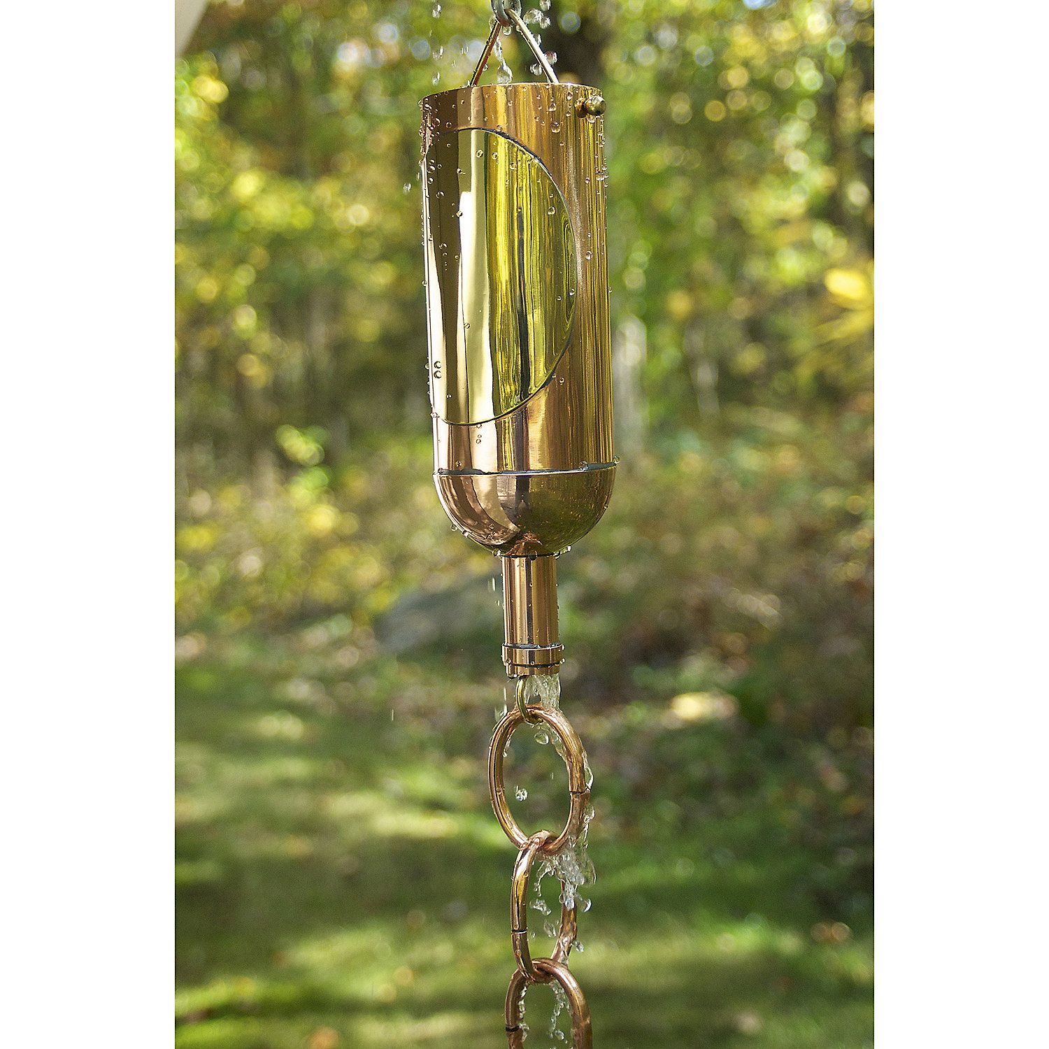 how to make a rain chain out of wine bottles Forever decorating!: homemade rain chain