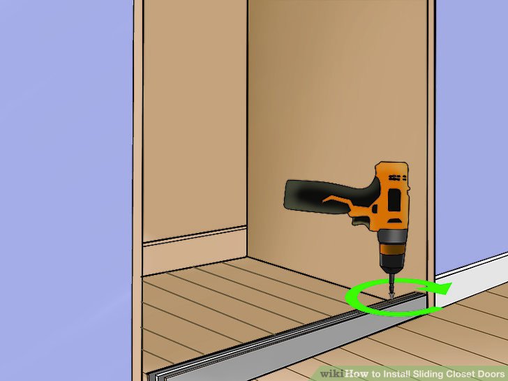 how to install sliding closet doors Closet doors sliding install