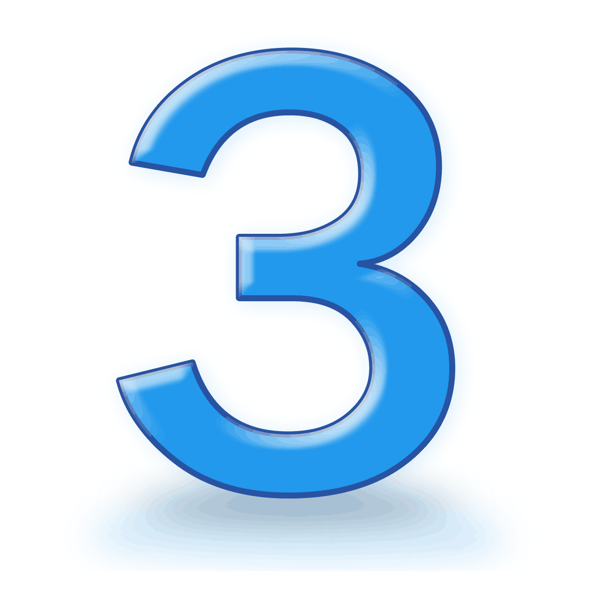 Three Three number pixabay sign collection modern