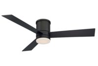 flush mount outdoor ceiling fan with light Flush 3000k bz w1803 52l fh