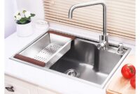 drop in kitchen sink with drainboard 46" owensboro double-bowl drop-in granite composite sink with drain