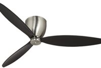 flush mount ceiling fan no light Ceiling flush mount fans fan without light lights hugger amazon orbitor casa brushed steel selling rating reviews check price