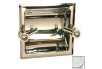 recessed toilet paper holder chrome Paul decorative products paul classics polished chrome recessed toilet