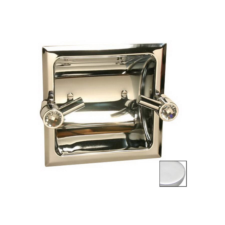 recessed toilet paper holder chrome Paul decorative products paul classics polished chrome recessed toilet