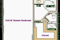 master bathroom floor plans with walk in closet Closet bathroom master walk bedroom plans floor half suite before after into bath modern spare remodel farmhouse long simplicityinthesouth turning