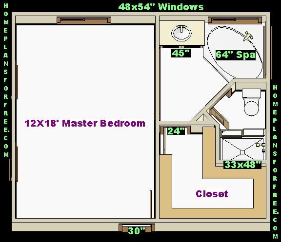 master bathroom floor plans with walk in closet Closet bathroom master walk bedroom plans floor half suite before after into bath modern spare remodel farmhouse long simplicityinthesouth turning