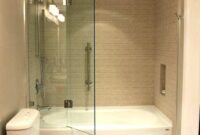 half glass shower door for bathtub home depot Build a custom glass bathtub door