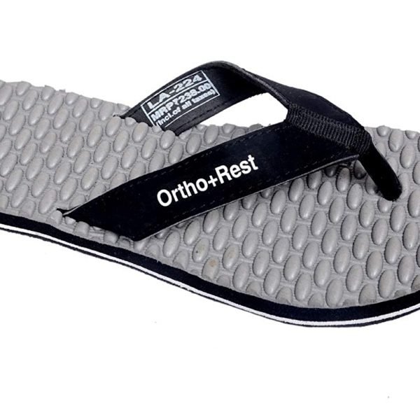 Ortho Rest Buy ortho + rest comfort orthopaedic slippers (black, numeric_4) at