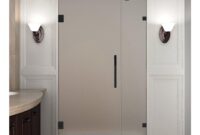 frameless frosted glass shower doors Aston moselle 60 in. x 32 in. x 77.5 in. completely frameless sliding