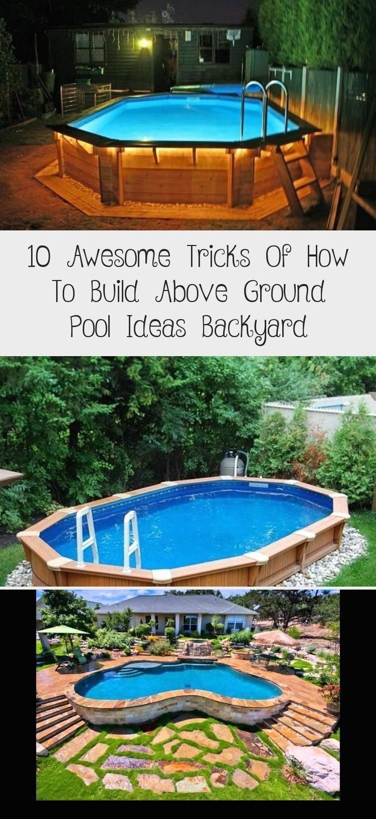 how to build an above ground pool from scratch Pin on pool ideas