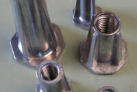 Inserts Cast-in threaded inserts, unistrut, and threaded studs can be included