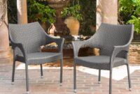 Grey Outdoor Wicker Dining Chairs Noble house ansley grey stationary wicker outdoor dining chair with