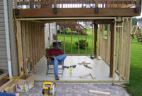 Building a Shed Under Your Deck How to build a roof on my deck : building a shed roof over a deck decks