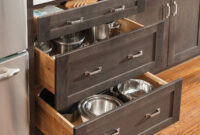 Pots and Pans Drawer Base Cabinet Hickory pans assembled 36×34 5×23 nhk homedepot hutch