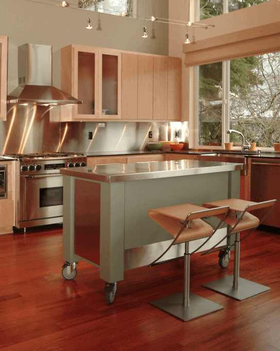 kitchen island cabinets with seating Seating for two at small kitchen island