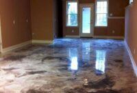 Stain Garage Floor vs Epoxy Choosing between epoxy and paint garage finishes