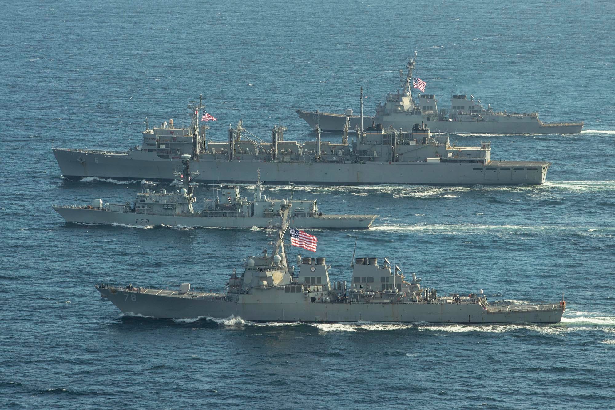 Navy As us navy ships wrap up a historic arctic exercise, russia's navy