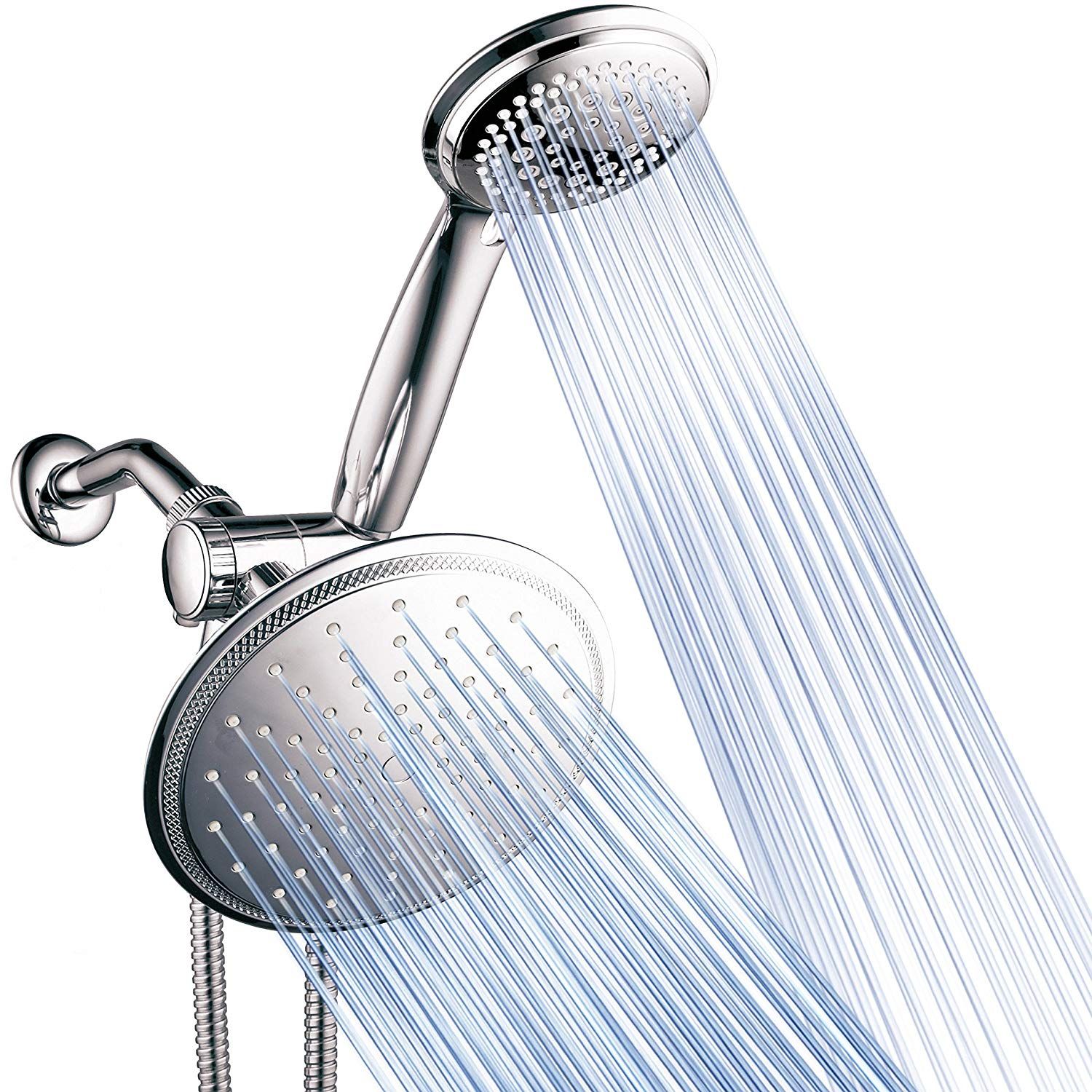 Rain Shower with Handheld and One Jet Best rain shower head and handheld combo 2022