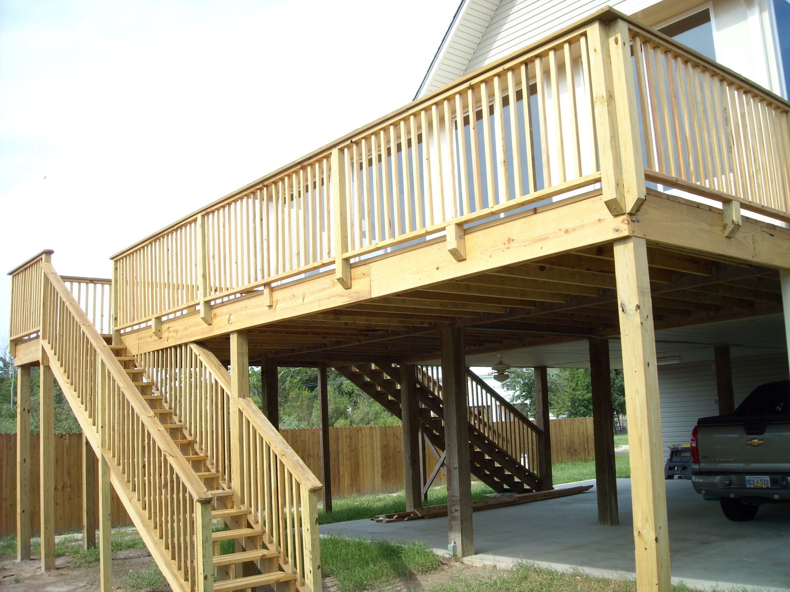 how to build a raised deck Building a raised deck with roof