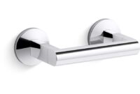 Kohler Chrome Recessed Toilet Paper Holder Kohler artifacts vibrant brushed nickel recessed single post toilet