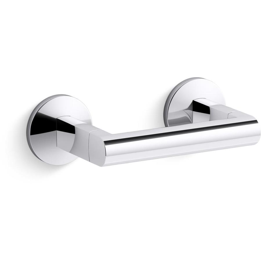 Kohler Chrome Recessed Toilet Paper Holder Kohler artifacts vibrant brushed nickel recessed single post toilet