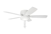 white flush mount ceiling fan with light Bladeless enclosed housing plushemisphere