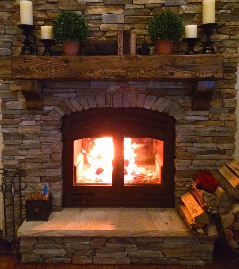 2-Sided Wood-Burning Fireplace Double sided fireplaces that make your home cozy and modern