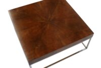 mid century modern square coffee table Mid century table coffee square modern acclaim lane sold